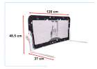 Safety gate barrier bed guard 120cm black 5