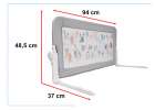 Safety gate barrier bed guard 90cm animals 3