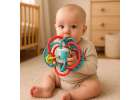 Sensory rattle teether for toddler turquoise 8