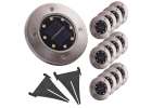 Solar garden LED ground invasion lamp 12pcs 1