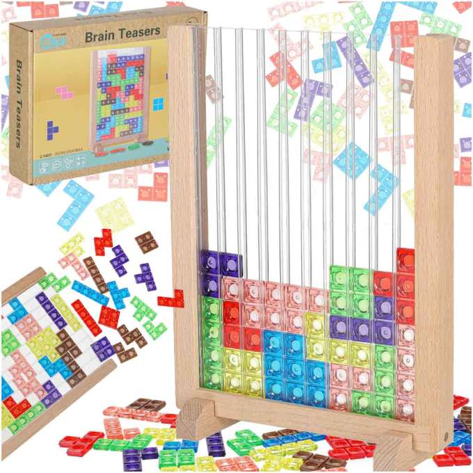 Standing block puzzle game