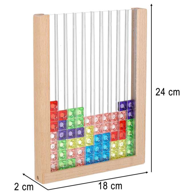 Standing block puzzle game