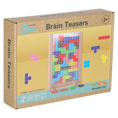 Standing block puzzle game