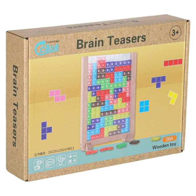 Standing block puzzle game
