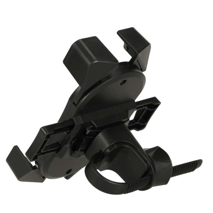 Uchwyt rowerowy motocyklowy na telefon czarny C51 stabilny