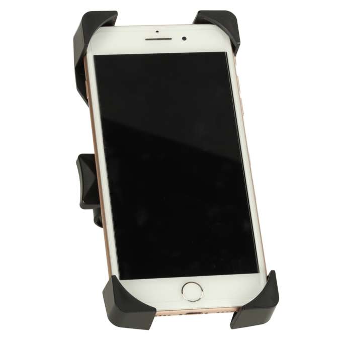 Uchwyt rowerowy motocyklowy na telefon czarny C51 stabilny