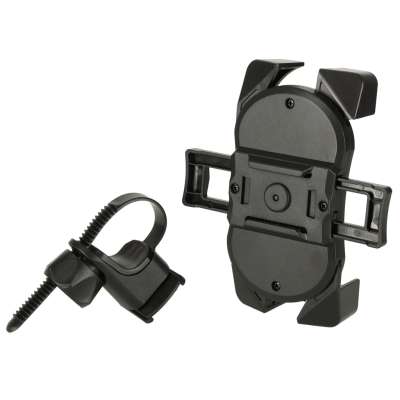 Uchwyt rowerowy motocyklowy na telefon czarny C51 stabilny