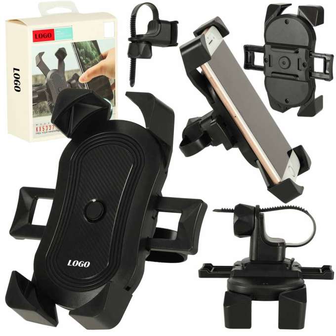 Uchwyt rowerowy na telefon do roweru motocyklowy hulajnogi wózka C51 solidny mocny