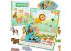 Układanka puzzle magnetyczne zwierzęta safari 47el. 1
