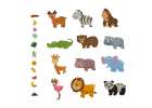 Układanka puzzle magnetyczne zwierzęta safari 47el. 5