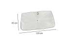 Umbrella sunshade for car windscreen UV folding mat 65x110cm 9