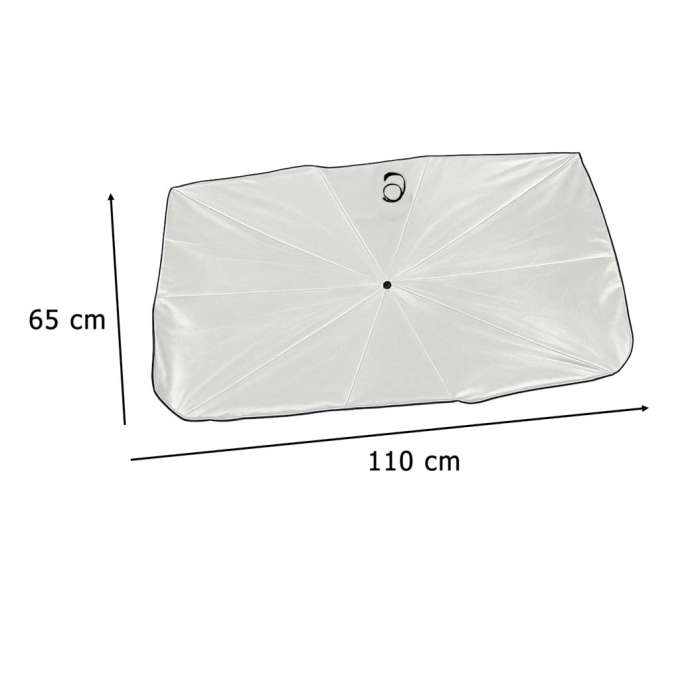 Umbrella sunshade for car windscreen UV folding mat 65x110cm
