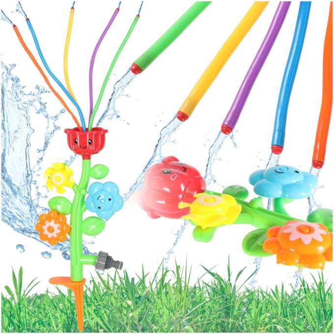 Water sprinkler fountain for children flower