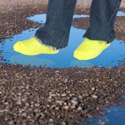 Waterproof boot protectors wellingtons S yellow size 26-34