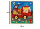 Wooden puzzle fire department 2