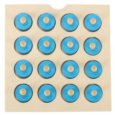 Wooden puzzle memory board game + 4 cards
