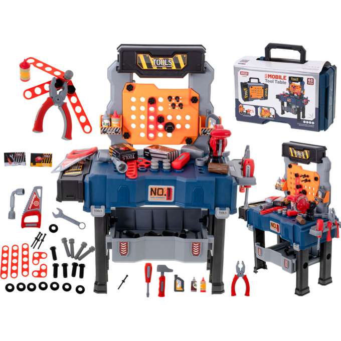 Workshop DIY set table + tools 65el.