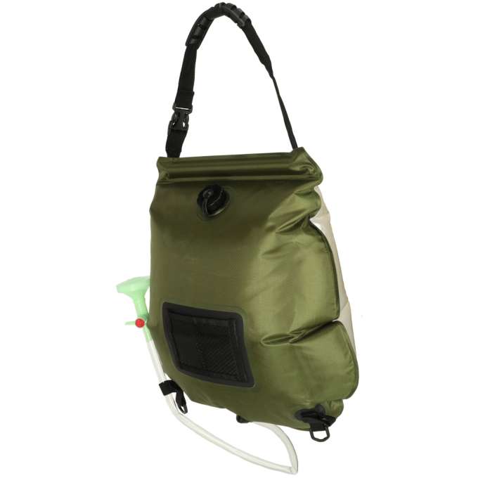 20L XXL solar camping field hiking shower with thermometer