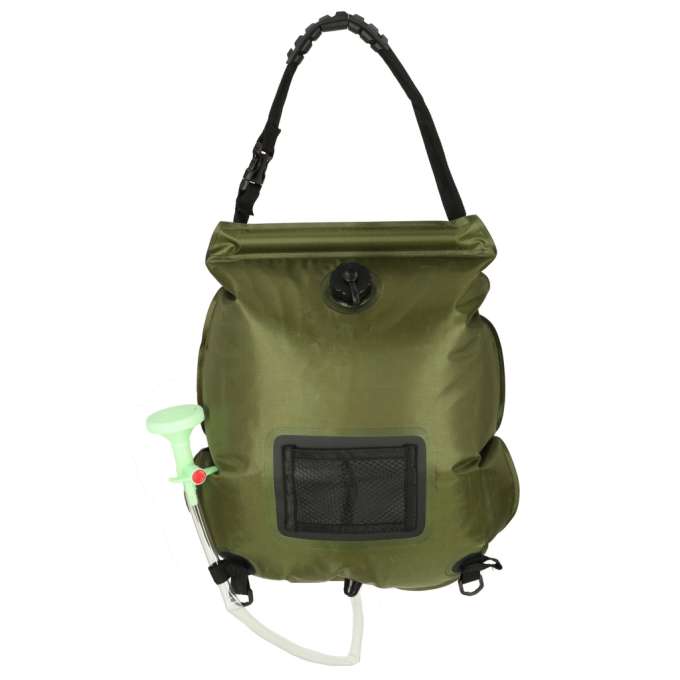 20L XXL solar camping field hiking shower with thermometer