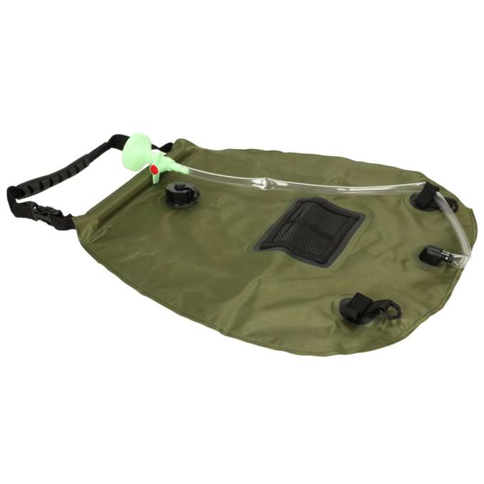 20L XXL solar camping field hiking shower with thermometer