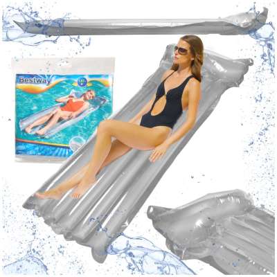 BESTWAY 44013 Inflatable swimming mattress grey