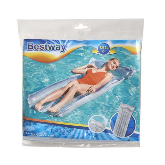 BESTWAY 44013 Materac dmuchany plażowy do basenu  do pływania szary