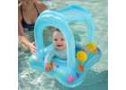 Baby swimming ring inflatable dinghy wheel with seat with canopy max 24kg 3 years old 72 cm 6