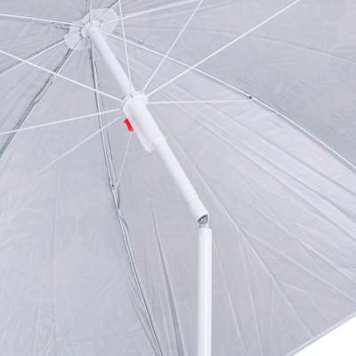 Beach garden umbrella adjustable 150cm broken leaves