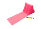 Beach mat beach lounger with backrest inflatable pink 5