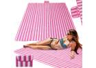 Beach mat beach picnic blanket 200x200cm pink 1
