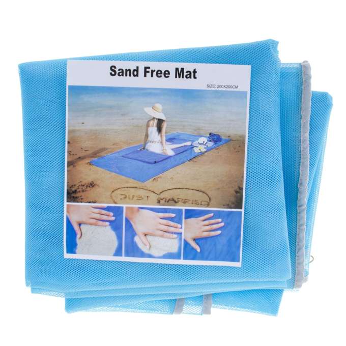 Beach mat blanket sand free XXL 200x200cm