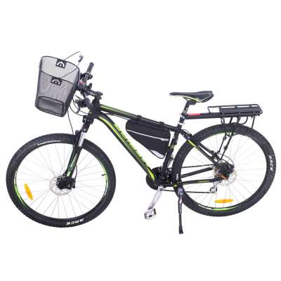 Bicycle basket front metal click basket