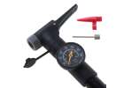 Bicycle pump with bicycle handle pressure gauge 2