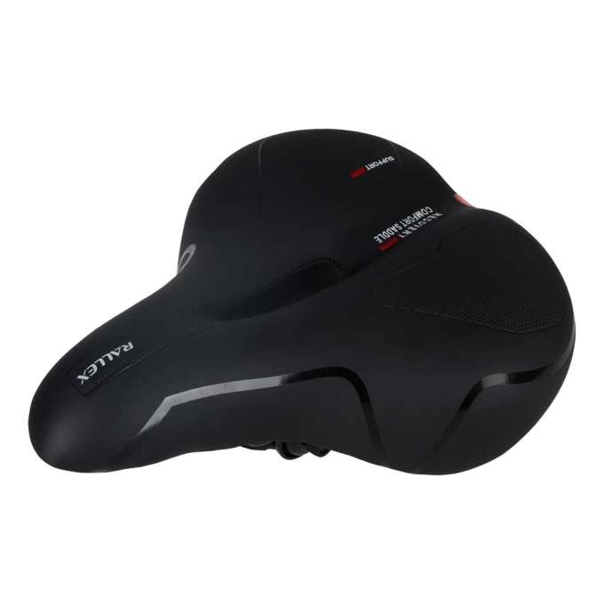 Bicycle saddle RALLEX sports comfortable foam flexible LED light