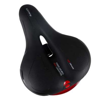 Bicycle saddle RALLEX sports comfortable foam flexible LED light