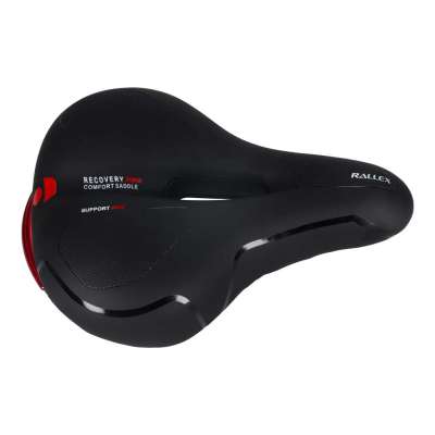 Bicycle saddle RALLEX sports comfortable foam flexible LED light