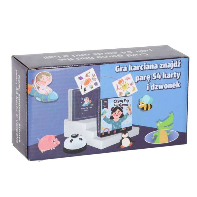 Card game find a pair 54 cards and a bell