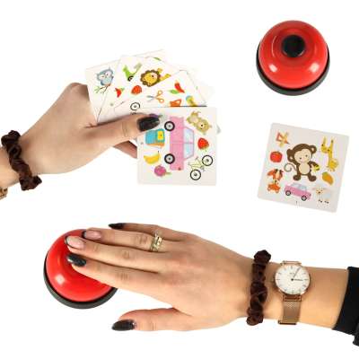 Card game who can find the pair first 54 cards