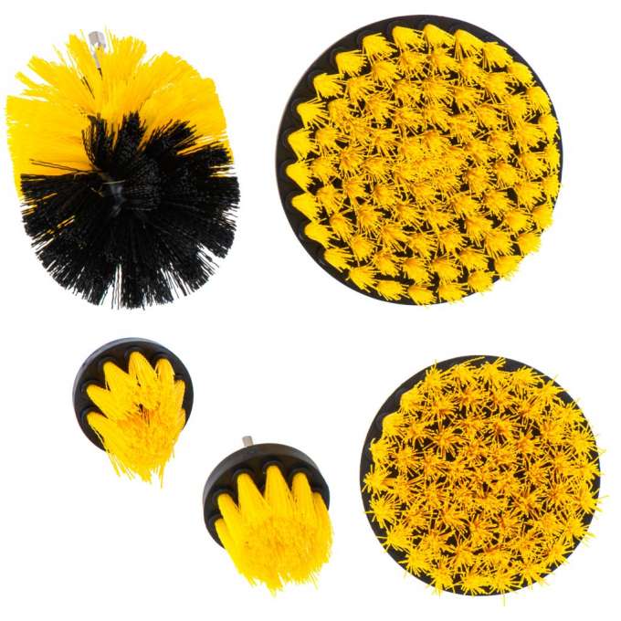 Cleaning brushes for drill 5pcs.