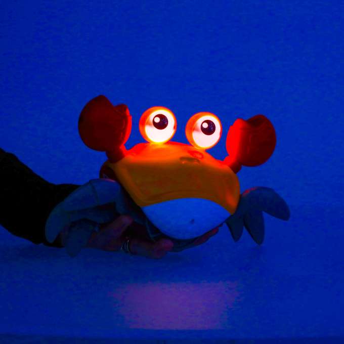 Crab crawling interactive with sound red