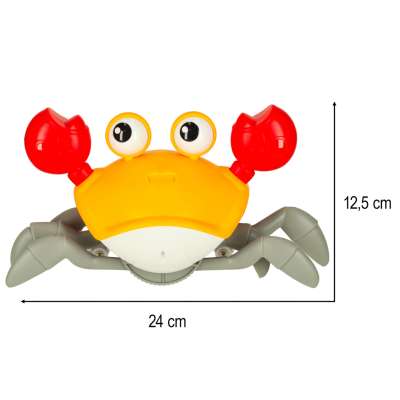 Crab crawling interactive with sound red