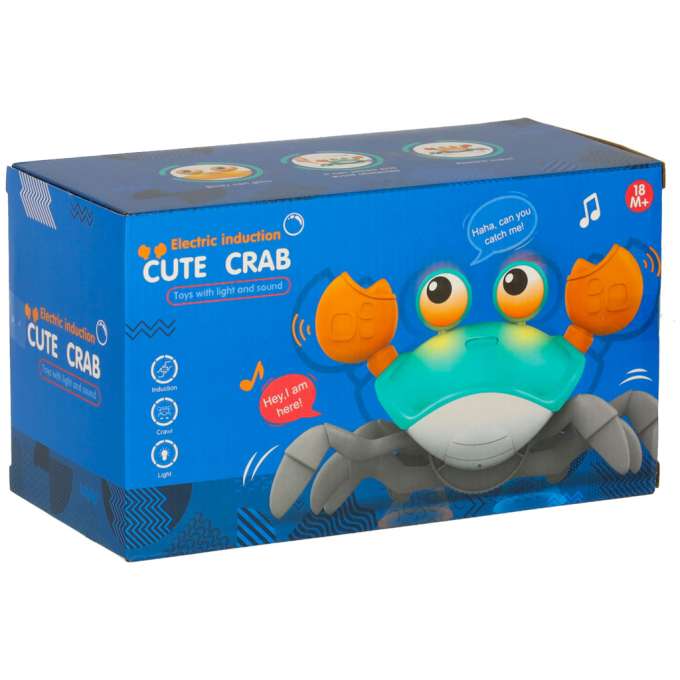 Crab crawling interactive with sound red
