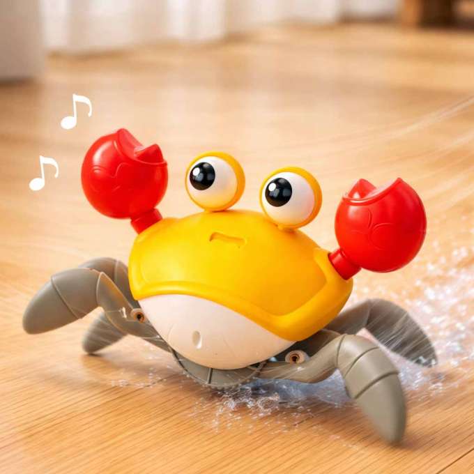 Crab crawling interactive with sound red