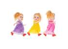 Dolls dolls for dollhouse set of 3pcs 10cm 4