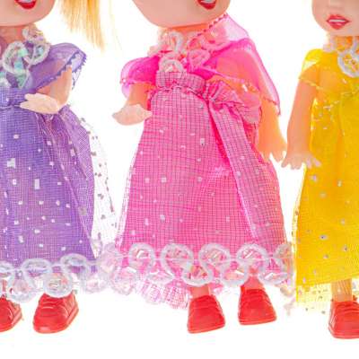 Dolls dolls for dollhouse set of 3pcs 10cm
