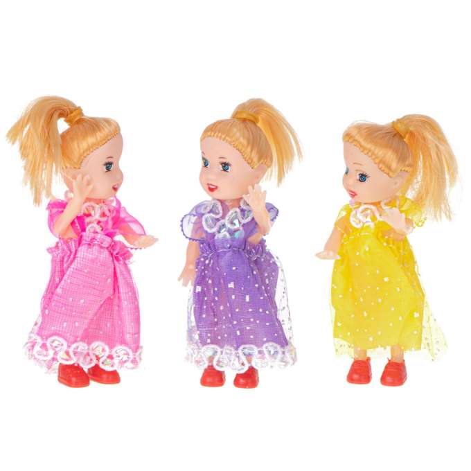 Dolls dolls for dollhouse set of 3pcs 10cm