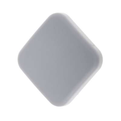 Door bumper self-adhesive silicone grey square