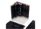 Double-sided alcohol markers in case 48 + stand 5
