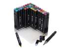 Double-sided alcohol markers in case 80 + stand 3