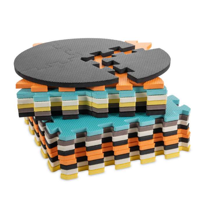 Foam puzzle mat / playpen for children 25el. colorful 114cm x 114cm x 1cm